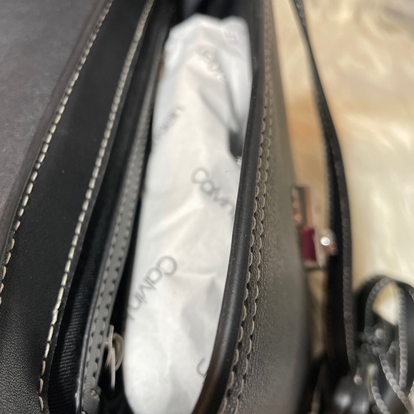 ❤️Calvin Klein ❤️large lock leather Bucket Bag - Picture 8 of 11